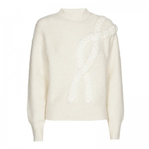 cosy rechtvallende pull 94 Ivory