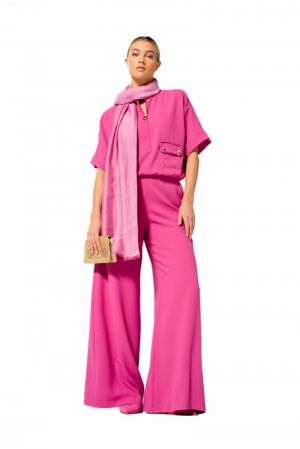 Soepelvallende geklede broek,  71 Orchid