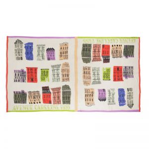 Rechthoekige multi-color sjaal 49 Multi Color