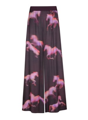 Palazzo broek, elastic waist 59 Multi Color