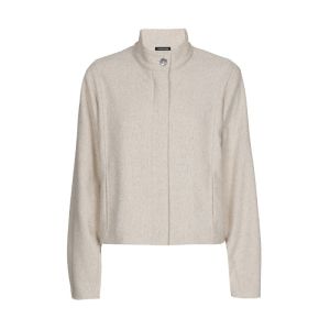 Korte vest in structuurstof 93 Cream