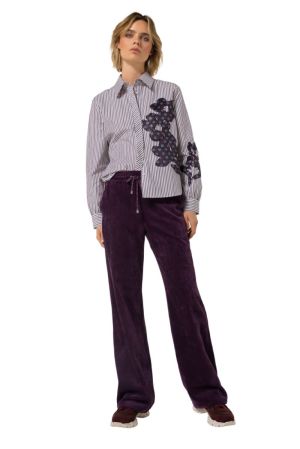 Blouse in katoen met patchwork 59 Multi Color