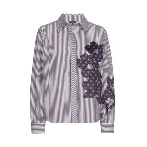 Blouse in katoen met patchwork 59 Multi Color