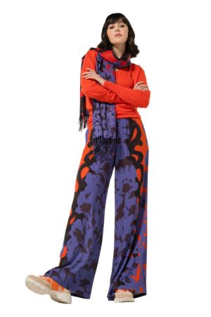 Palazzo broek, elastic waist 59 Multi Color