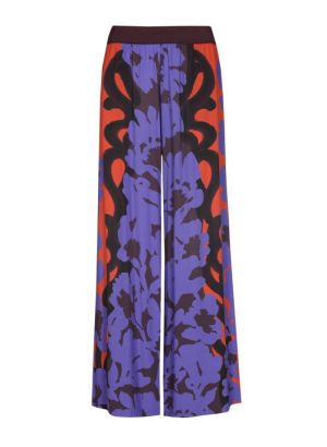 Palazzo broek, elastic waist 59 Multi Color