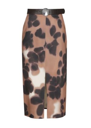 Aansluitende midi-rok 39 Multi Color