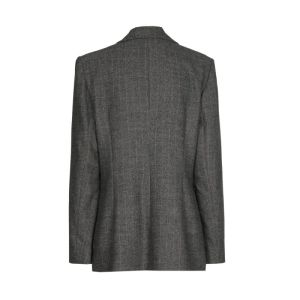 City chic blazer met pins 12 Grijs