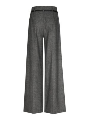 City-look broek, mid waist 12 Grijs
